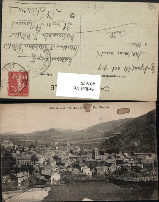 407679,Rhone-Alpes Loire Bourg-Argental Vue Generale Totale