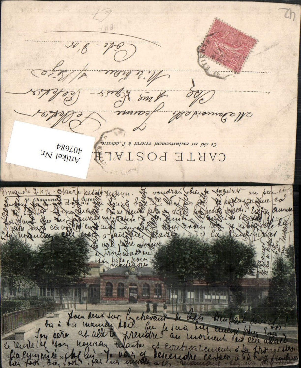 407684,Rhone-Alpes Loire St. Chaumond La Gare Bahnhof