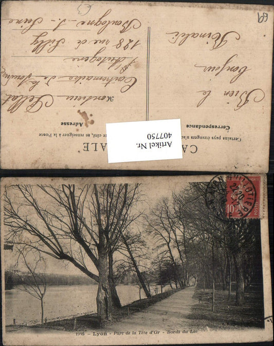 407750,Rhone-Alpes Rhone Lyon Parc de la Tete d'Or Bords du Lac See