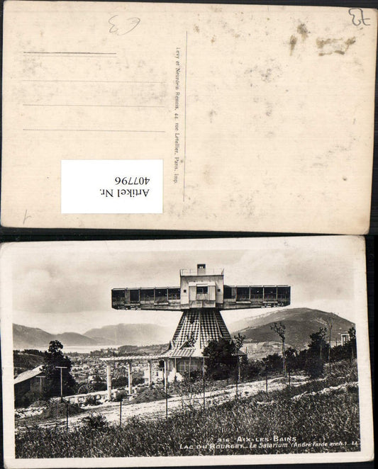 407796,Rhone-Alpes Savoie Aix-les-Bains Lac du Bourget Solarium