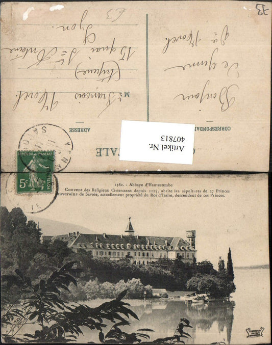 407813,Rhone-Alpes Savoie Abbaye de Hautecombe Couvent Kloster