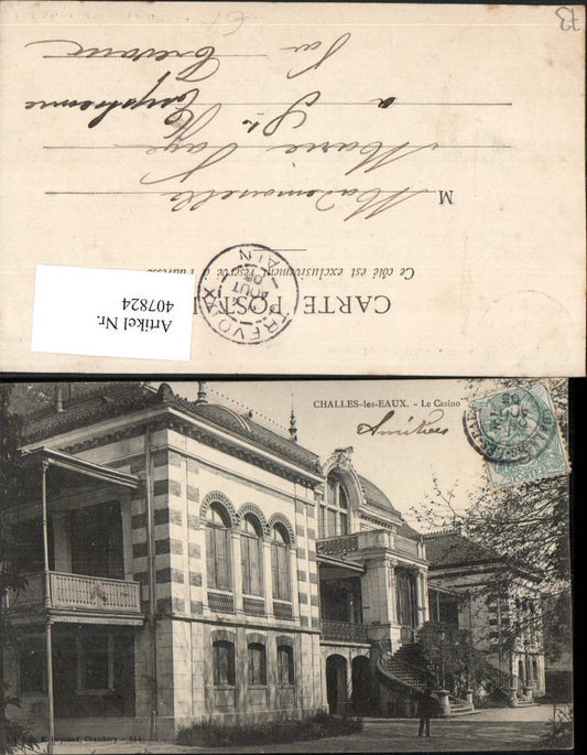 407824,Rhone-Alpes Savoie Challes-les-Eaux Le Casino