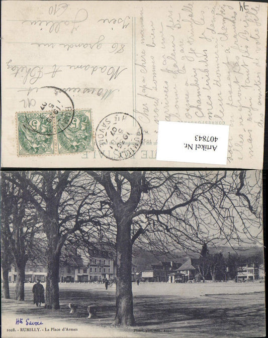 407843,Rhone-Alpes Haute-Savoie Rumilly La Place d'Armes Platz