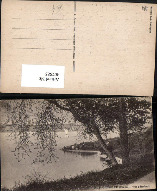 407885,Rhone-Alpes Haute-Savoie St-Gingolph Vue generale Teilansicht See