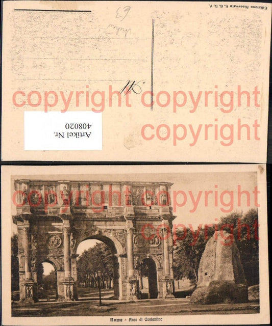 408020,Roma Rom Arco di Costantino Triumphbogen Archäologie Ausgrabung