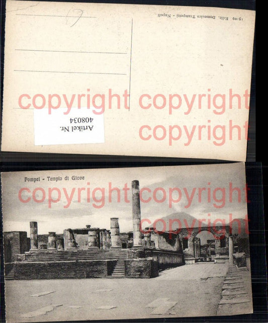 408034,Pompei Tempio di Giove Tempel Archäologie Ausgrabung