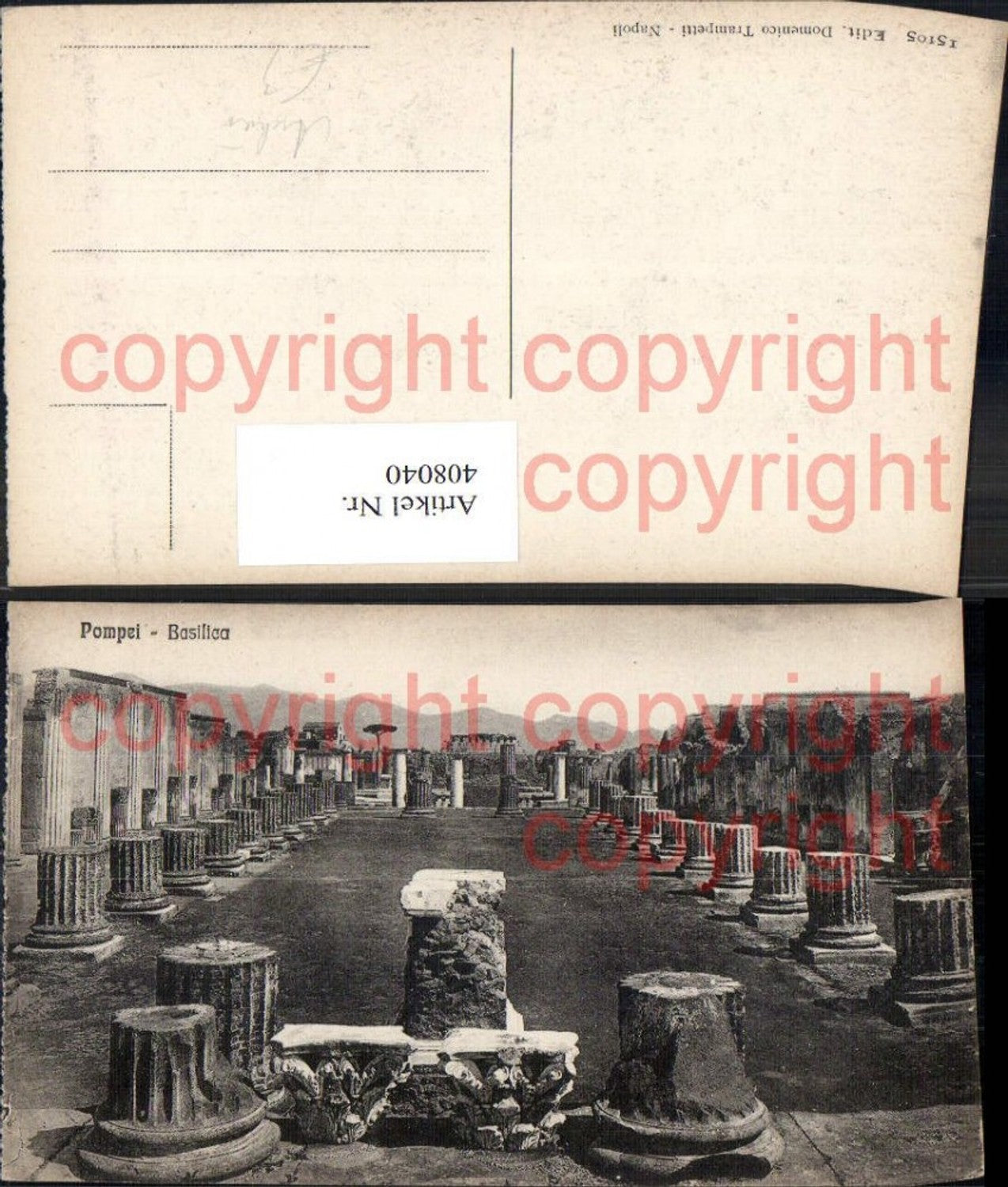 408040,Pompei Basilica Bailika Tempel Ruinen Archäologie Ausgrabung