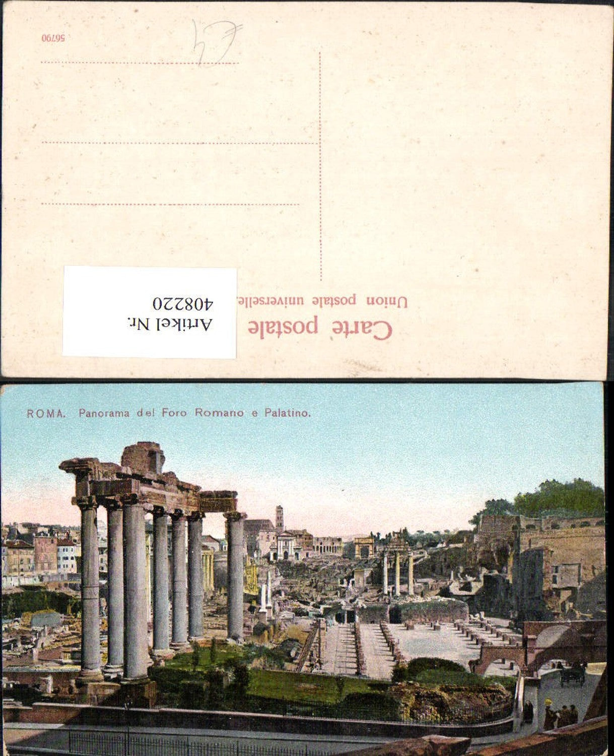 408220,Roma Rom Panorama del Foro Romano e Palastino Archäologie Ausgrabung