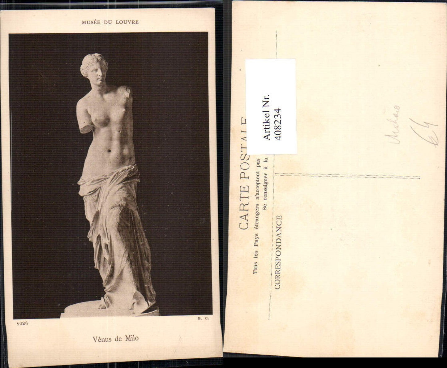 408234,Venus de Milo Statue Skulptur Erotik Archäologie Ausgrabung