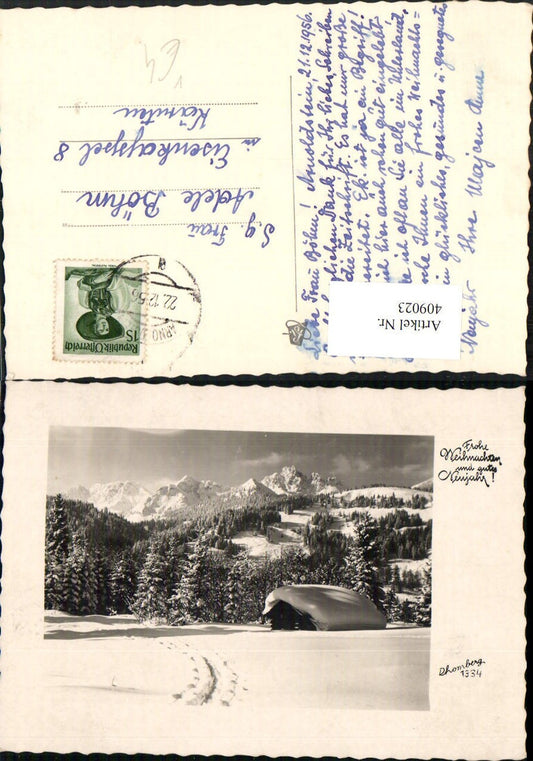 409023,Weihnachten Winterlandschaft Bergkulisse pub Foto Rhomberg 1334