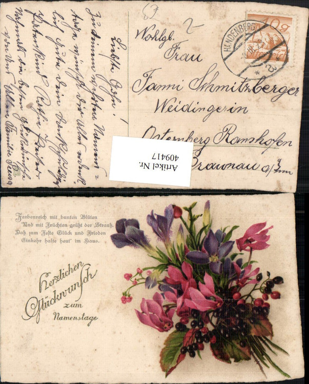 Alte Ansichtskarte – Old Postcard