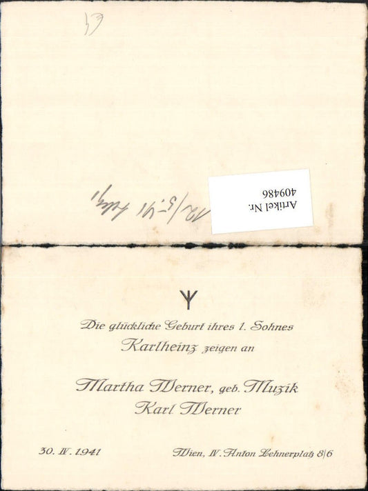 Alte Ansichtskarte – Old Postcard