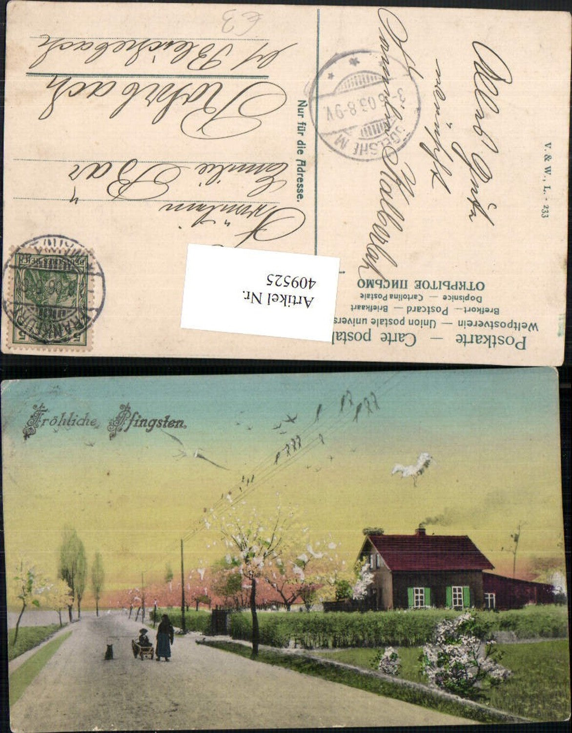 409525,Pfingsten Landschaft Haus Straße