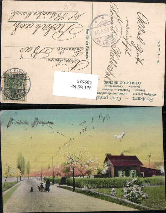 409525,Pfingsten Landschaft Haus Straße