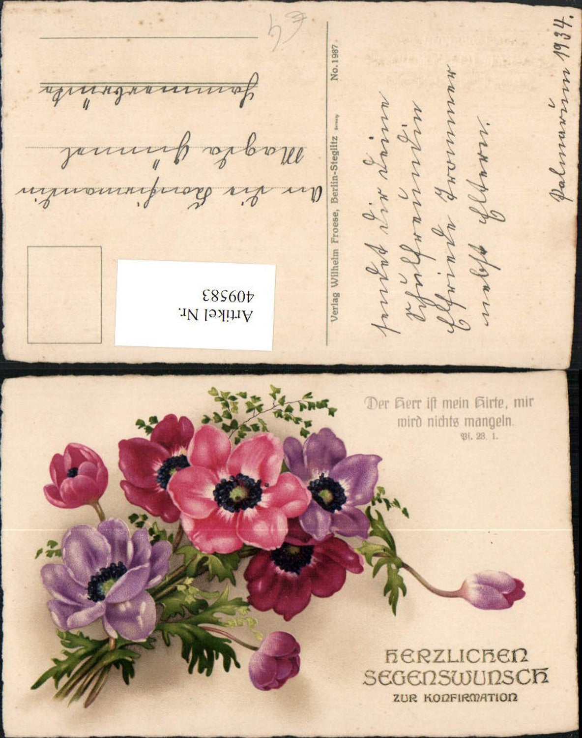 Alte Ansichtskarte – Old Postcard