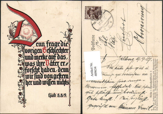 409634, Artist AK Saying Text pub Specialist publisher for genealogy
