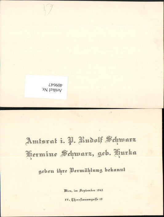 Alte Ansichtskarte – Old Postcard