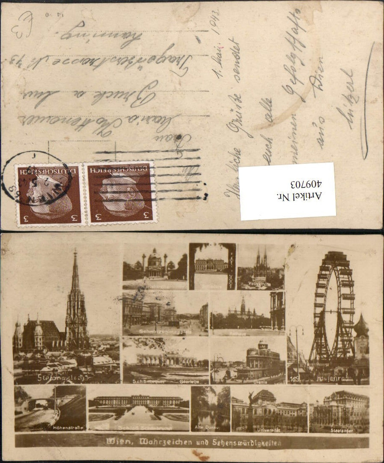 Alte Ansichtskarte – Old Postcard