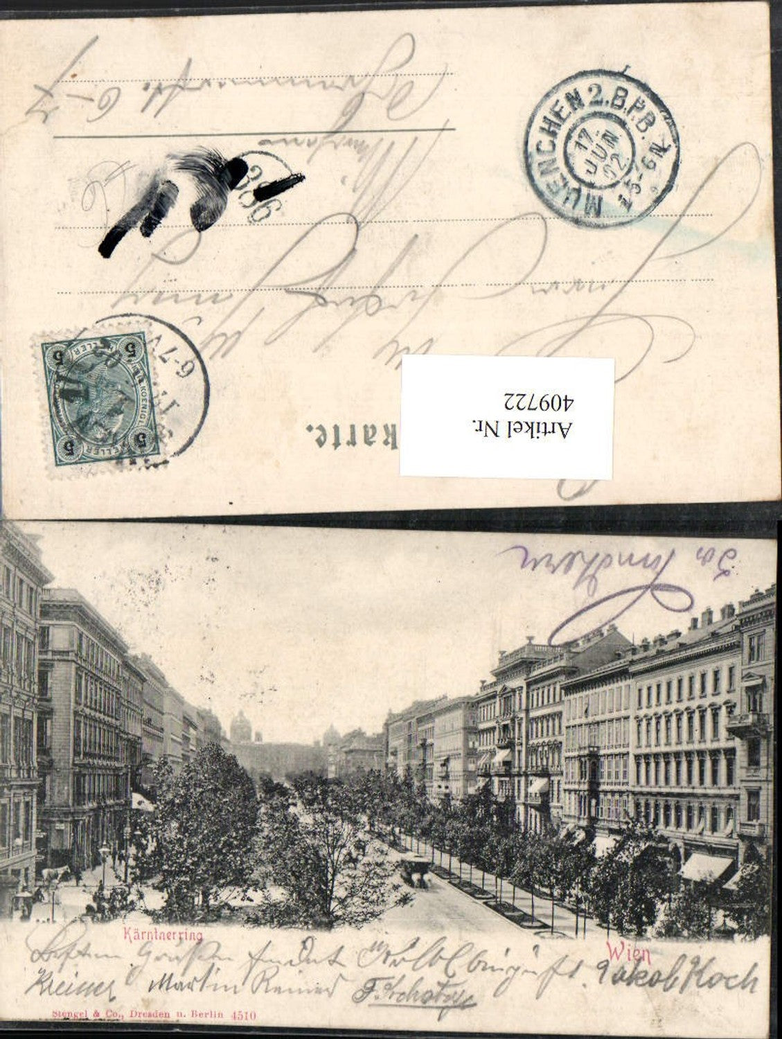Alte Ansichtskarte – Old Postcard