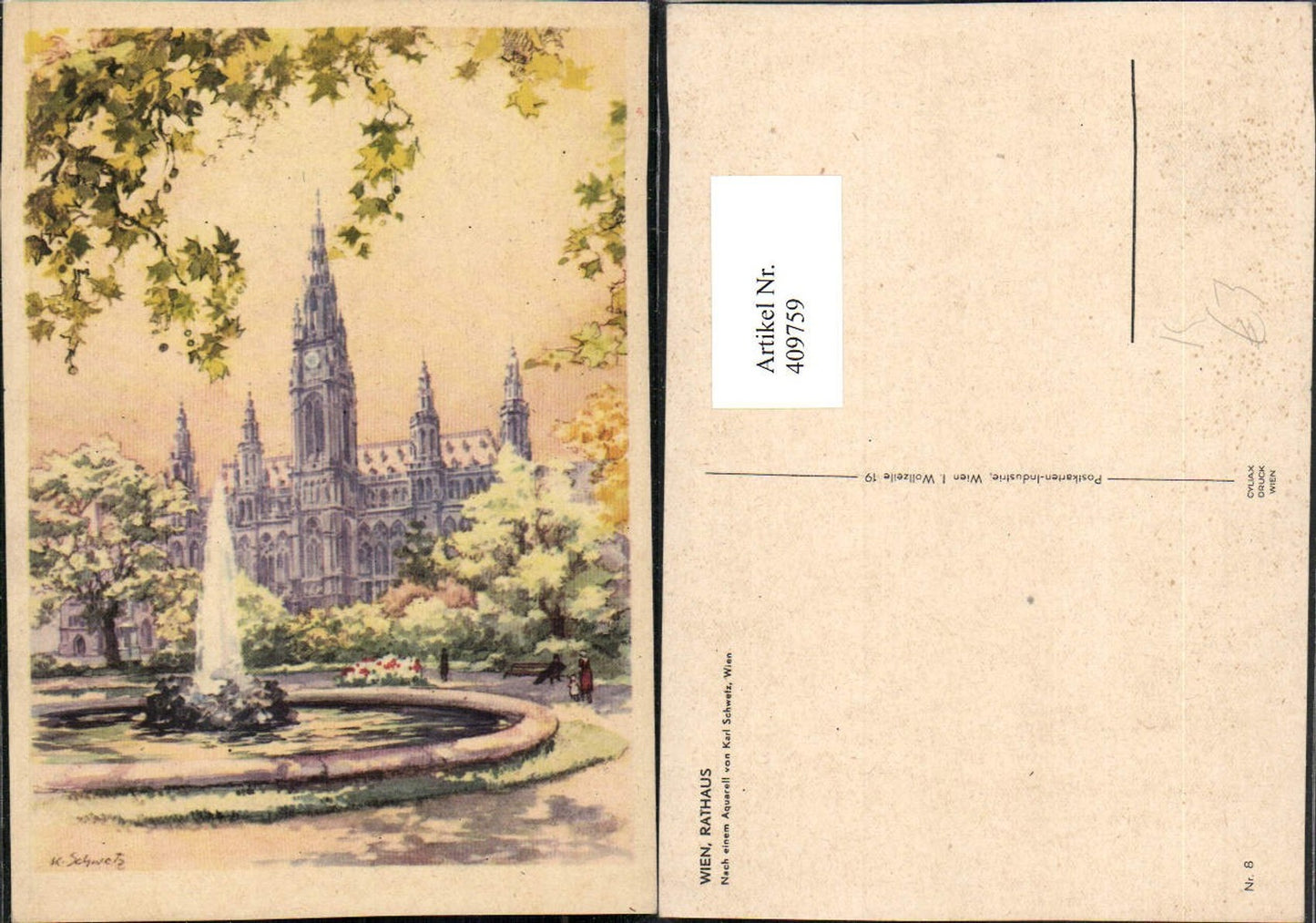 Alte Ansichtskarte – Old Postcard