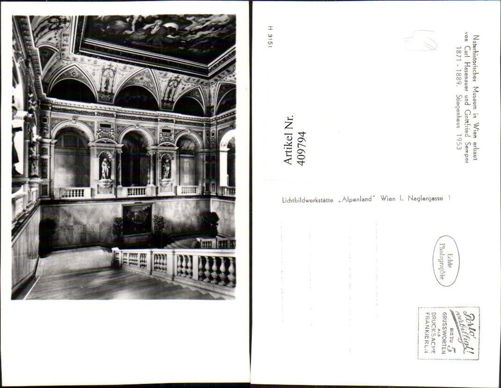 Alte Ansichtskarte – Old Postcard