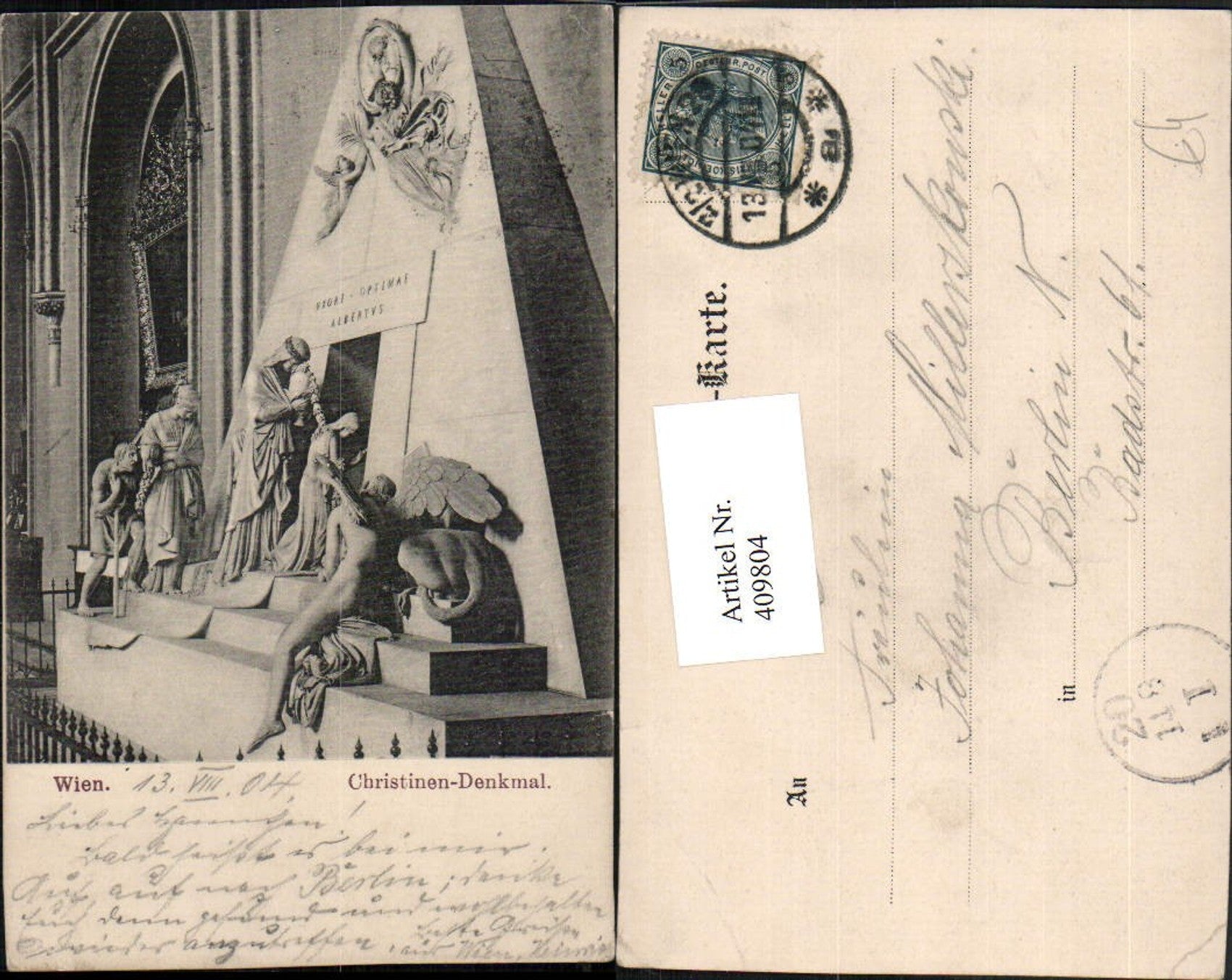 Alte Ansichtskarte – Old Postcard