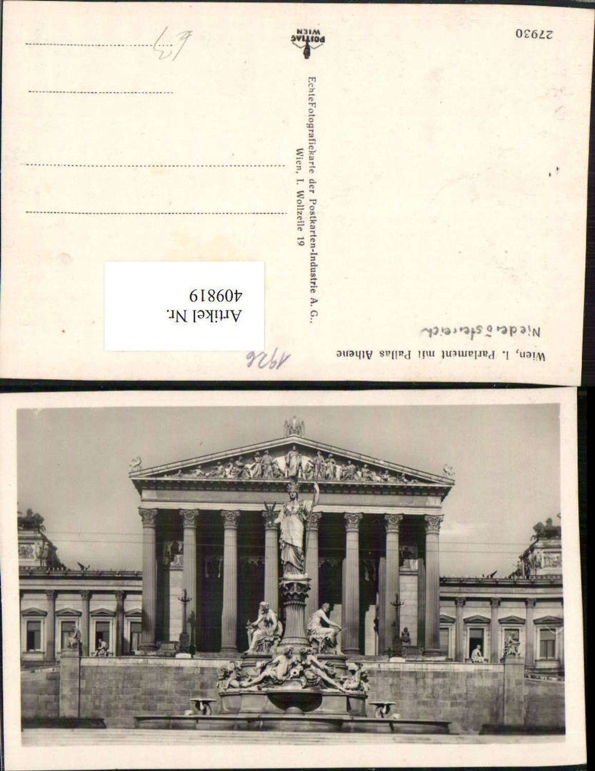 Alte Ansichtskarte – Old Postcard