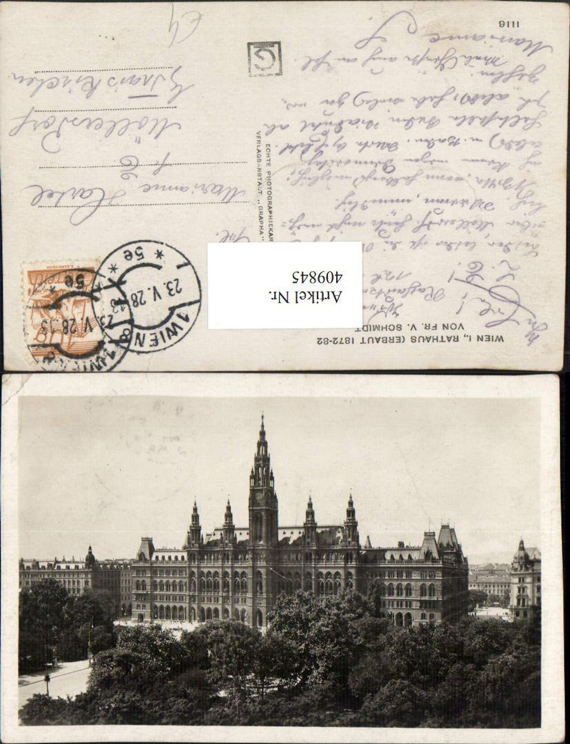 Alte Ansichtskarte – Old Postcard