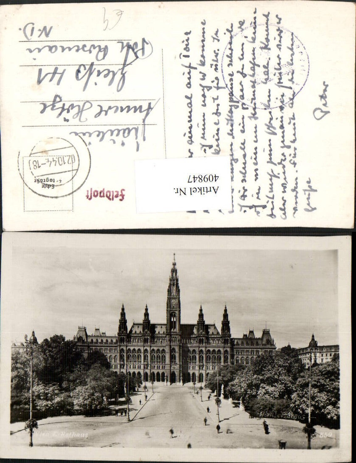 Alte Ansichtskarte – Old Postcard