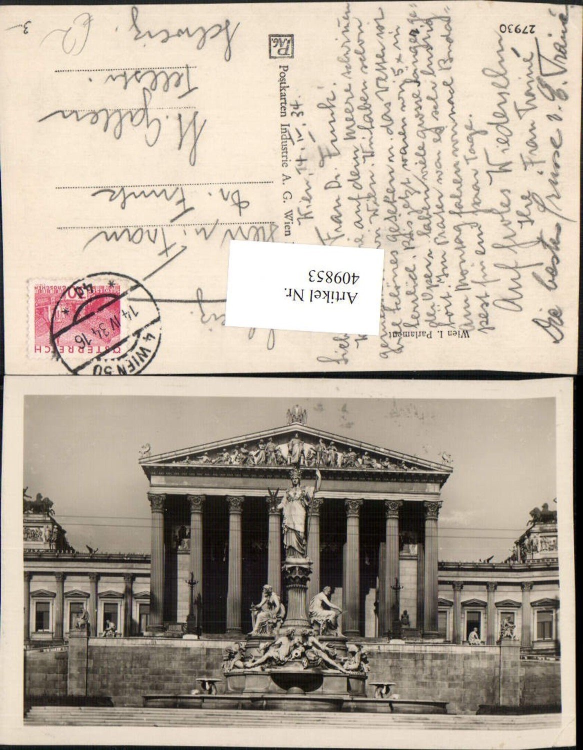 Alte Ansichtskarte – Old Postcard