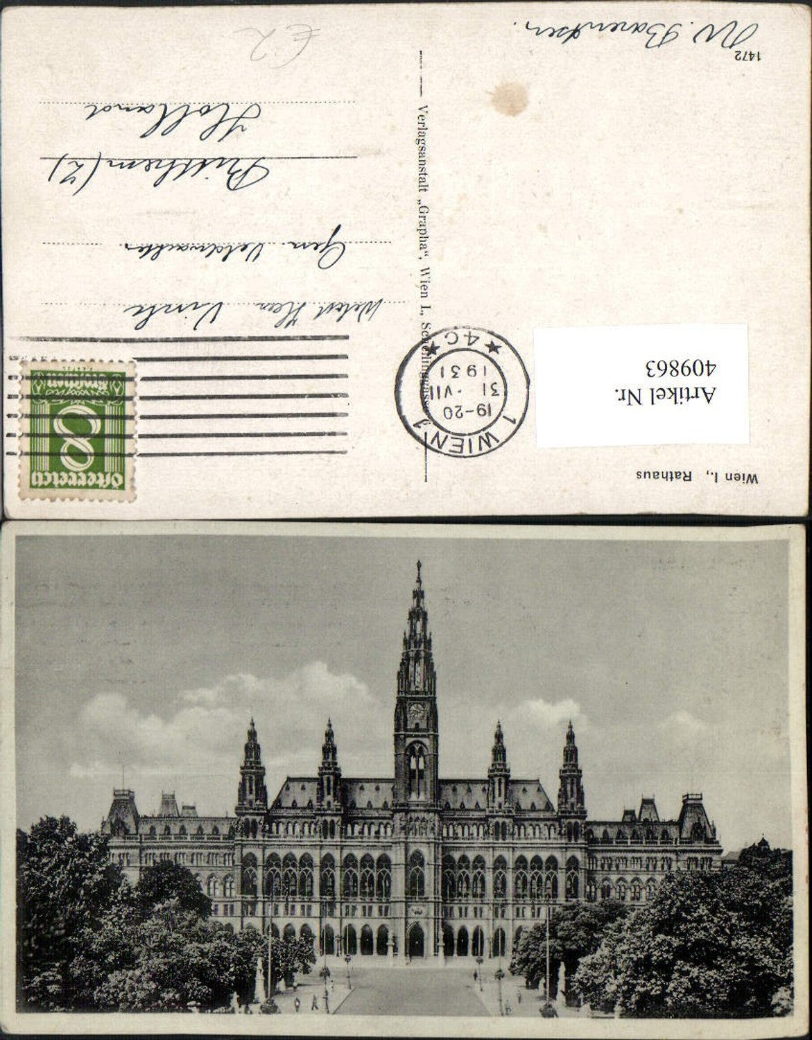 Alte Ansichtskarte – Old Postcard