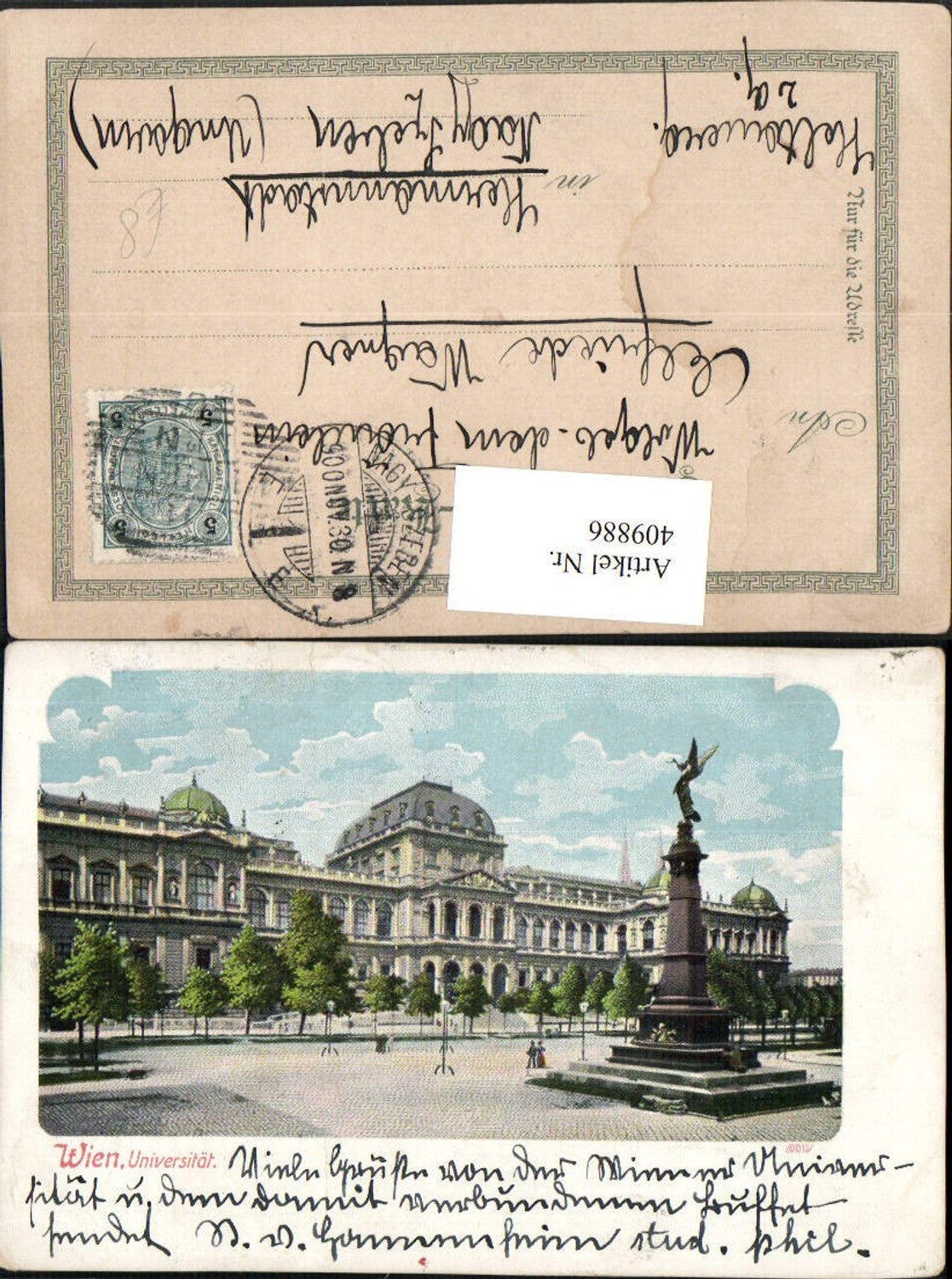 Alte Ansichtskarte – Old Postcard
