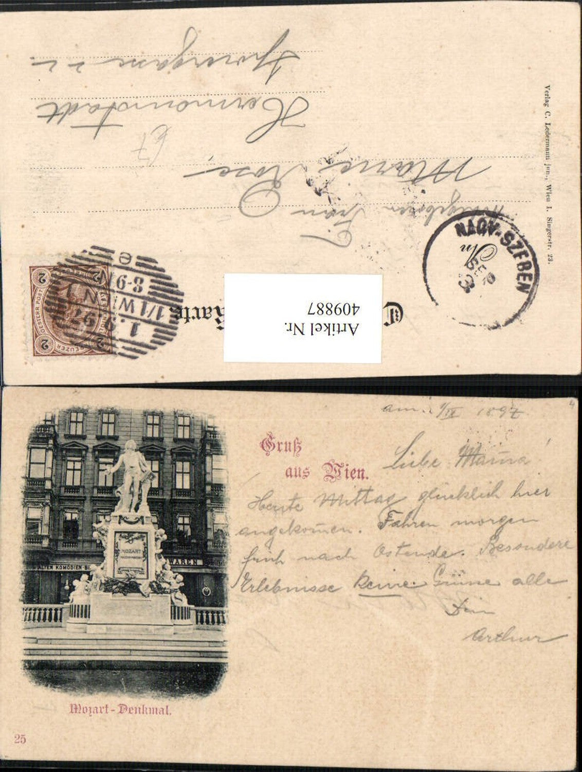 Alte Ansichtskarte – Old Postcard
