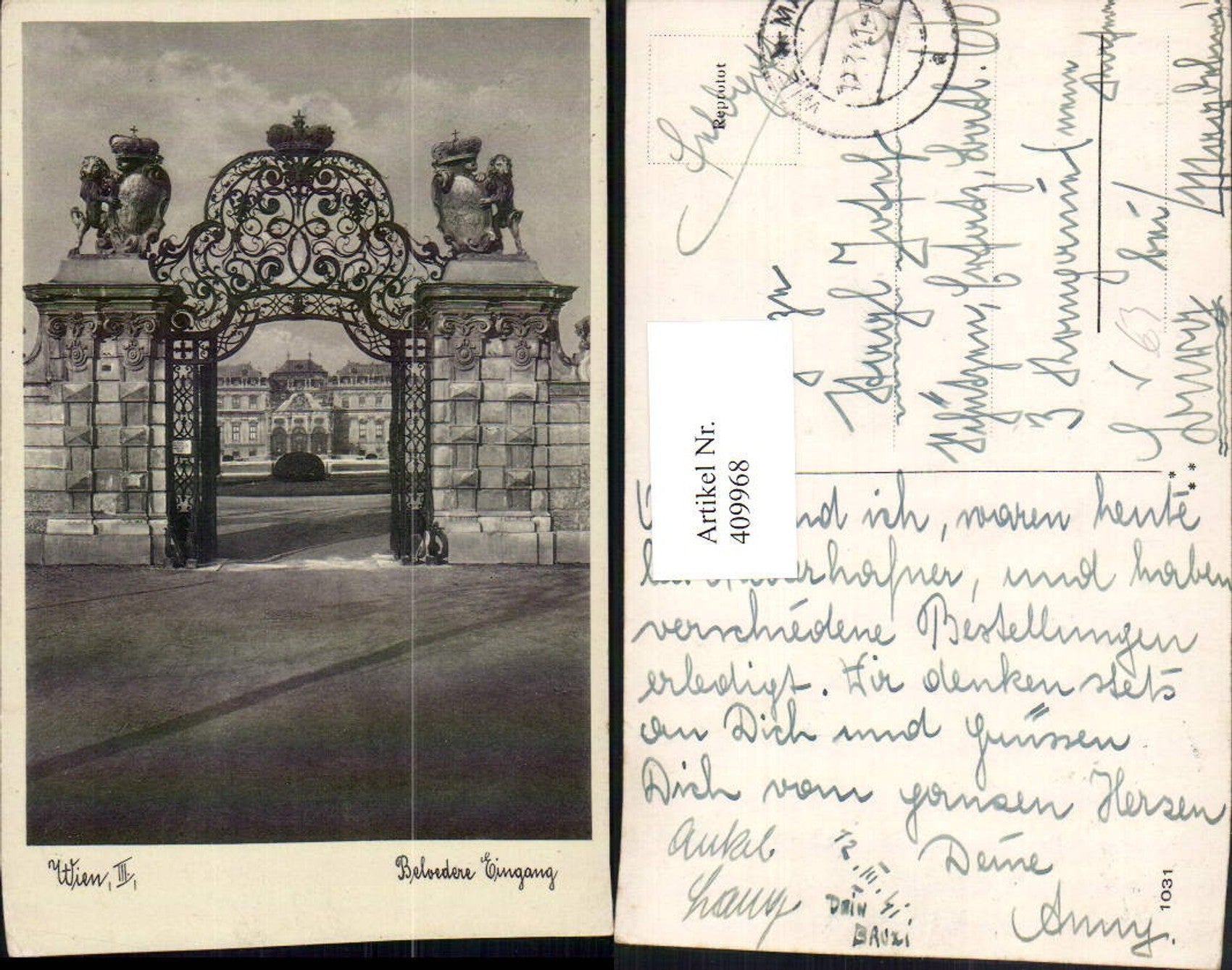 Alte Ansichtskarte – Old Postcard