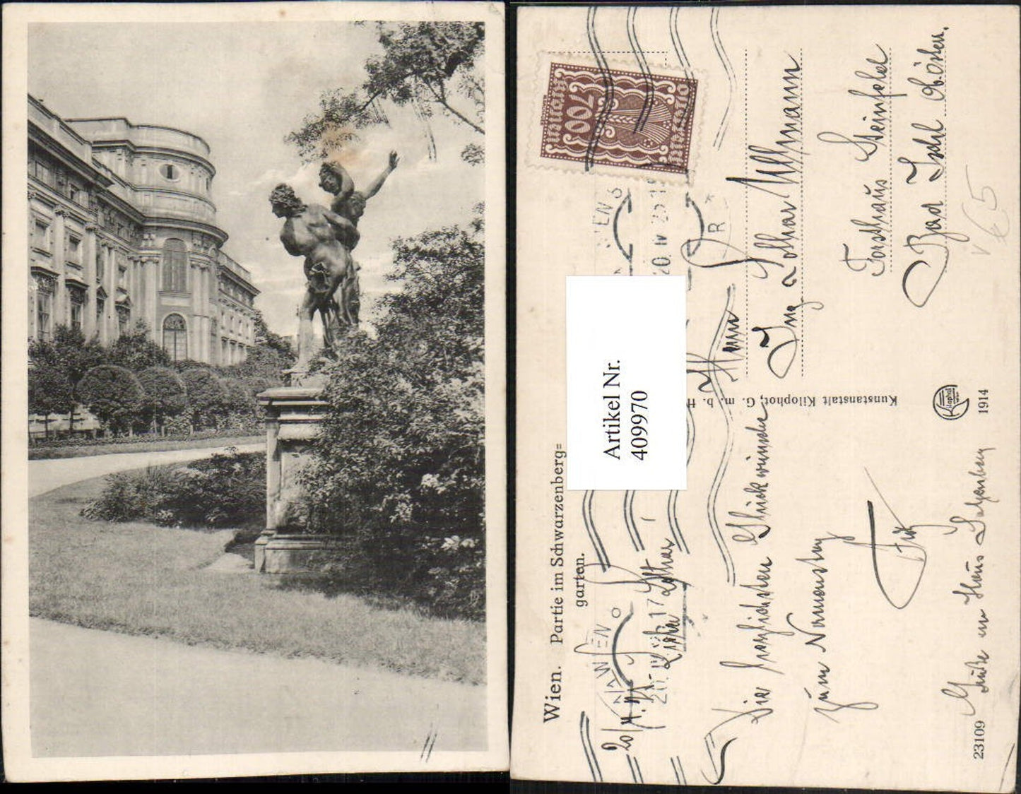 Alte Ansichtskarte – Old Postcard