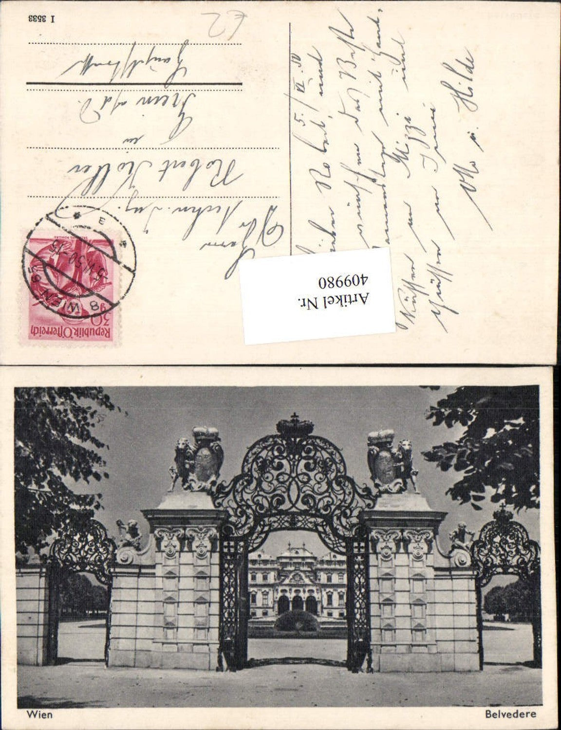 Alte Ansichtskarte – Old Postcard