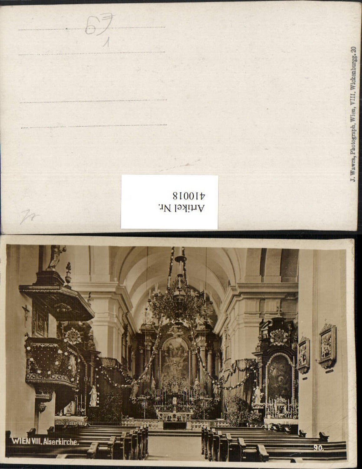 Alte Ansichtskarte – Old Postcard