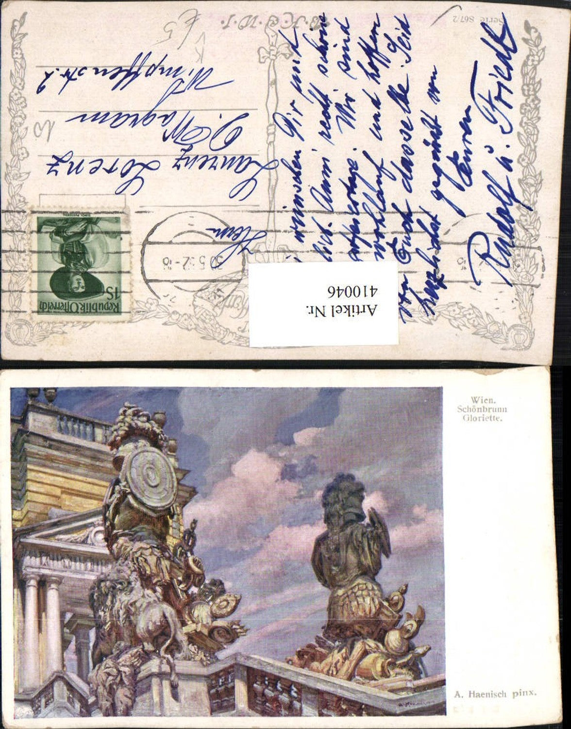 Alte Ansichtskarte – Old Postcard