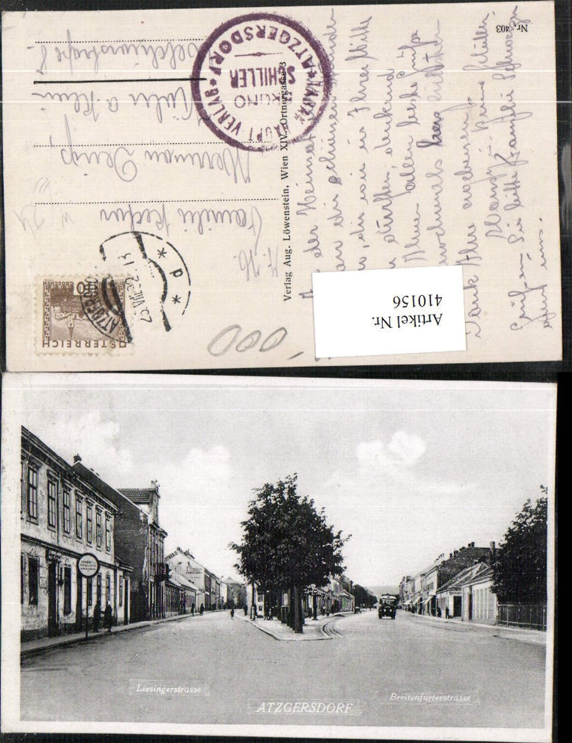 Alte Ansichtskarte – Old Postcard