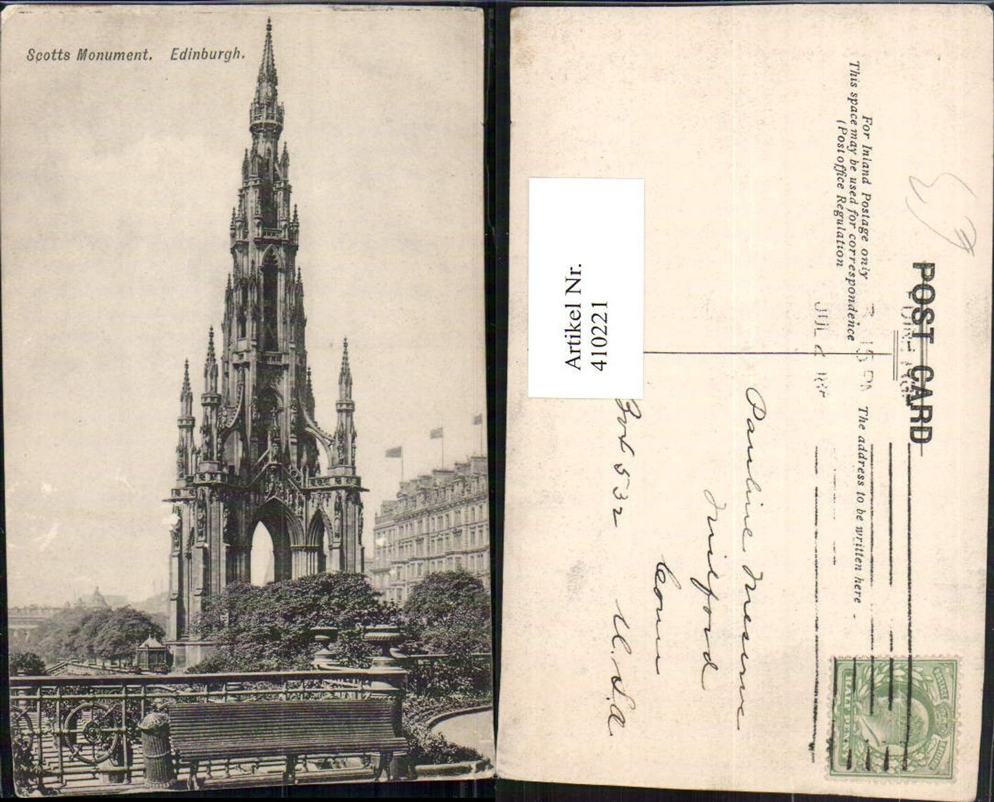 Alte Ansichtskarte – Old Postcard
