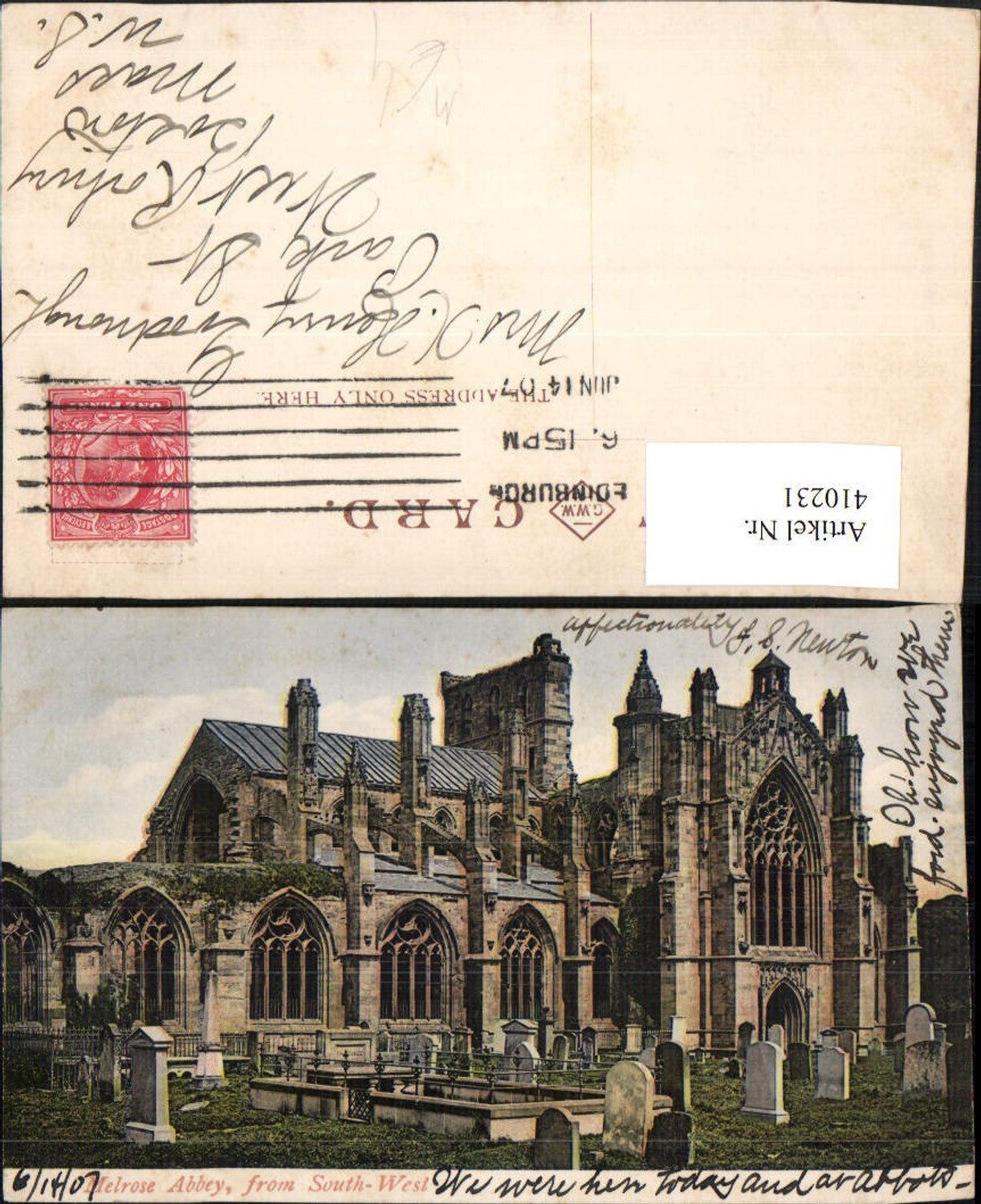 Alte Ansichtskarte – Old Postcard