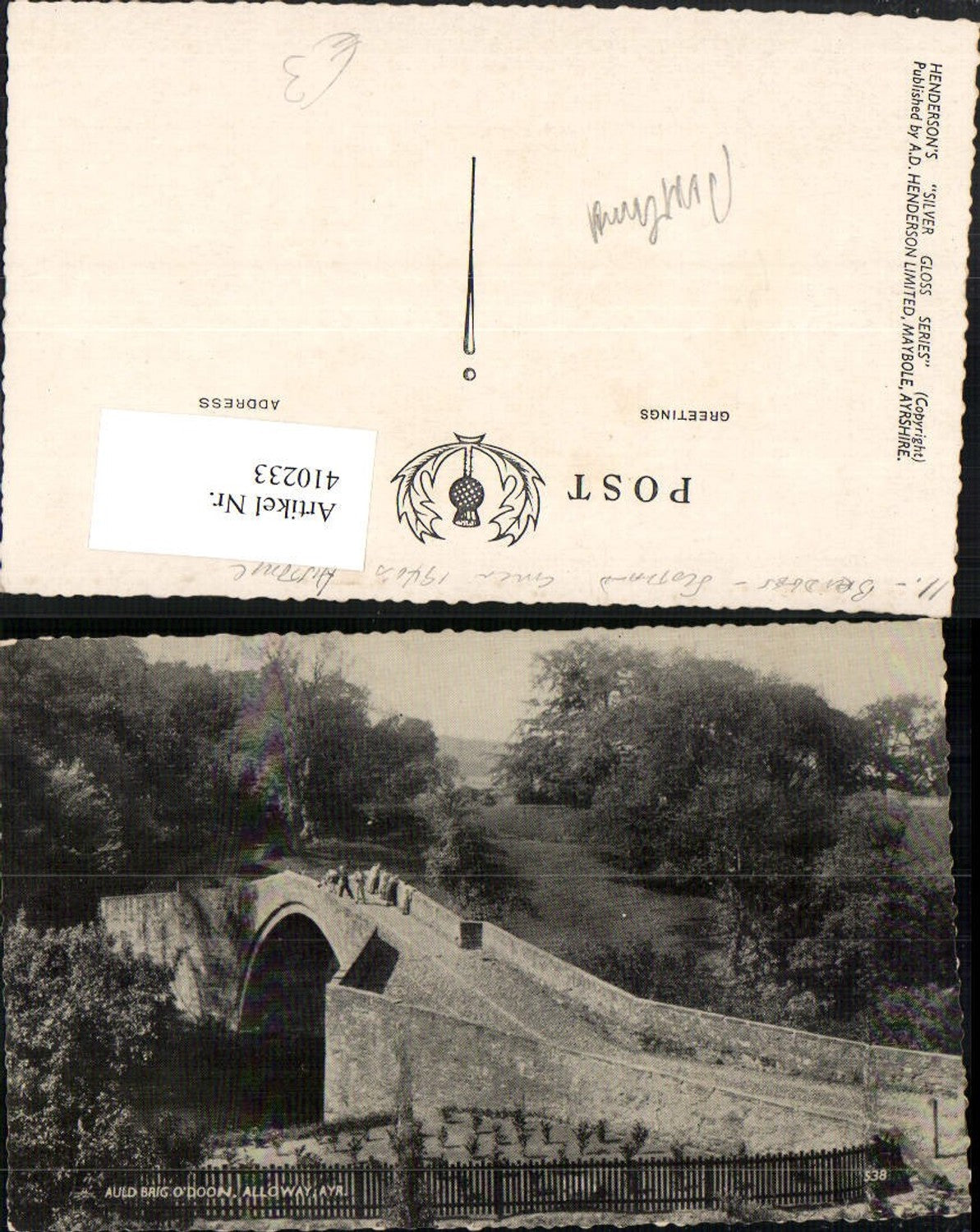 Alte Ansichtskarte – Old Postcard