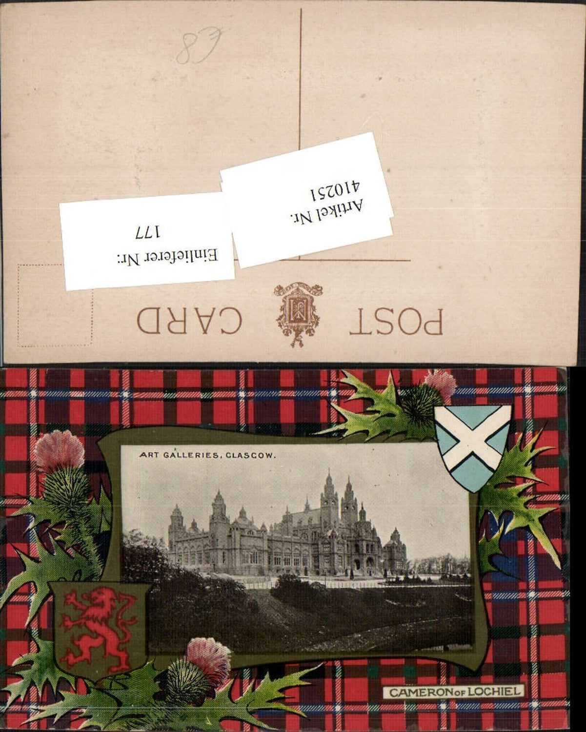 Alte Ansichtskarte – Old Postcard