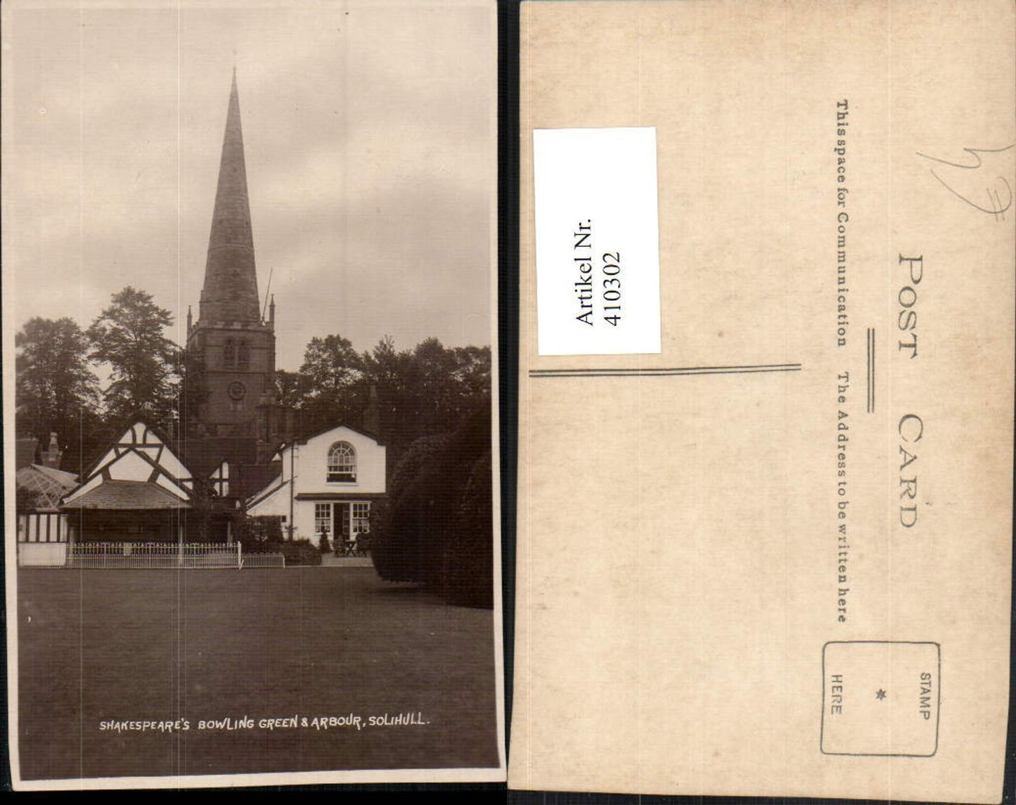 Alte Ansichtskarte – Old Postcard