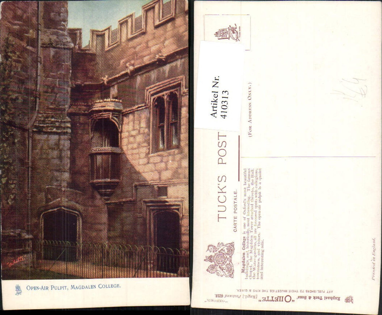 Alte Ansichtskarte – Old Postcard