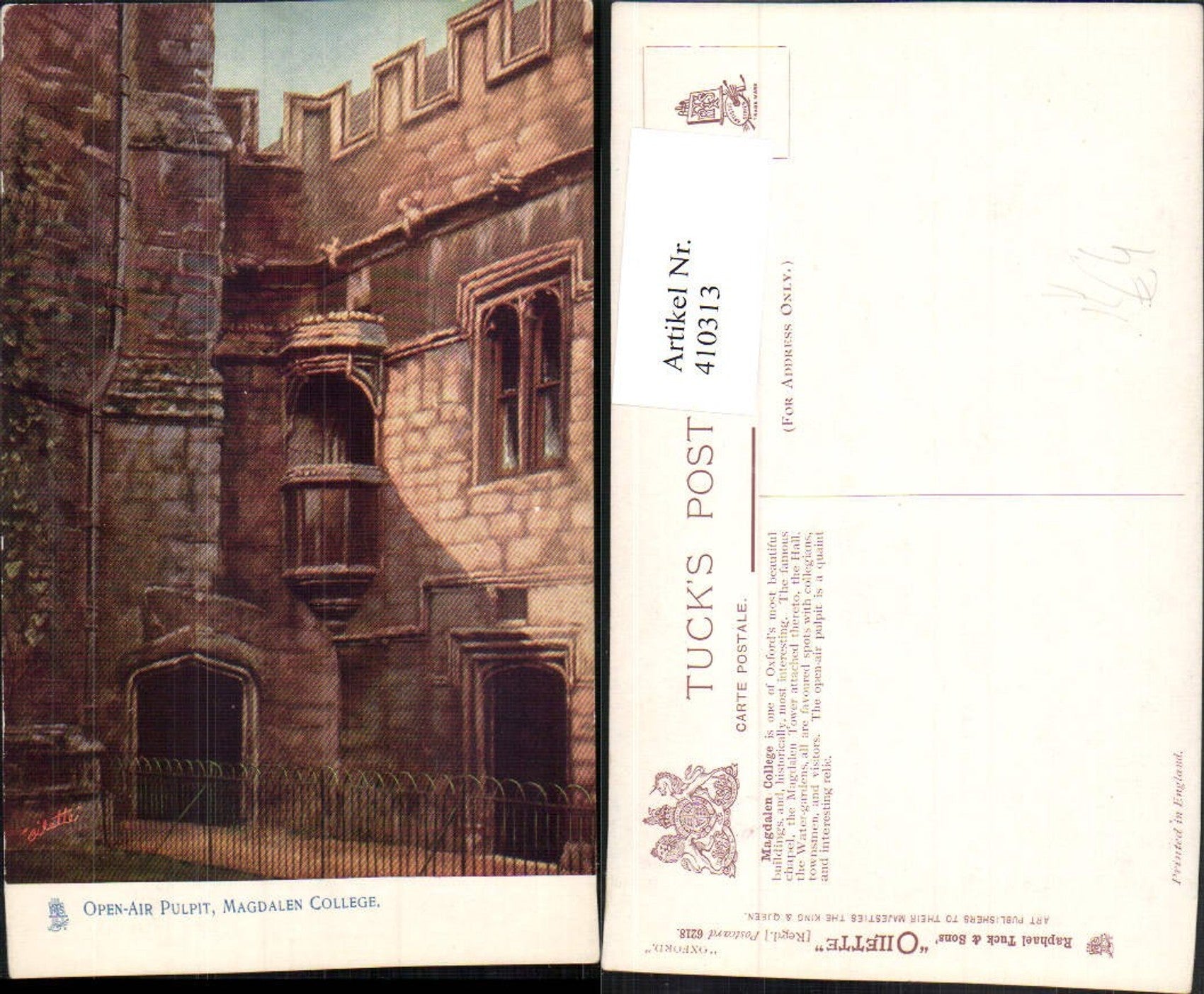 Alte Ansichtskarte – Old Postcard