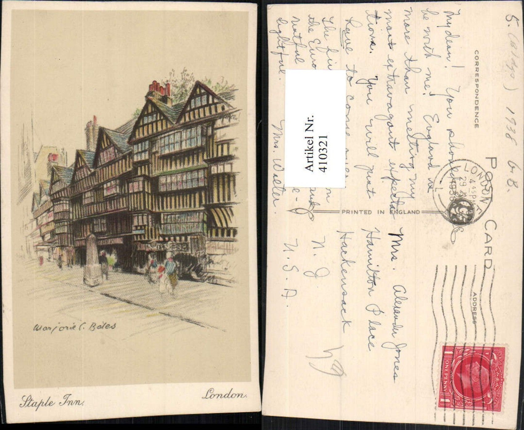 Alte Ansichtskarte – Old Postcard