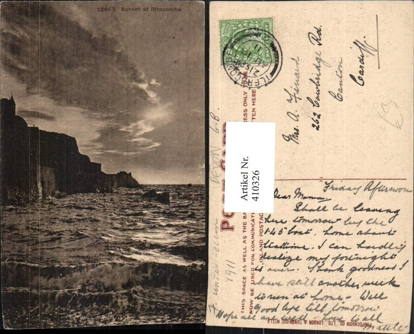 Alte Ansichtskarte – Old Postcard