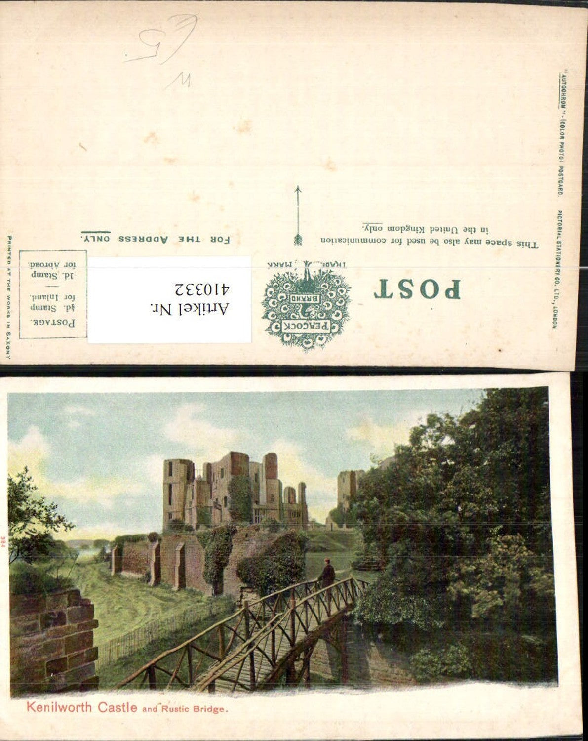 Alte Ansichtskarte – Old Postcard