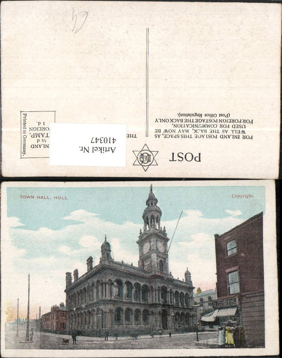 Alte Ansichtskarte – Old Postcard